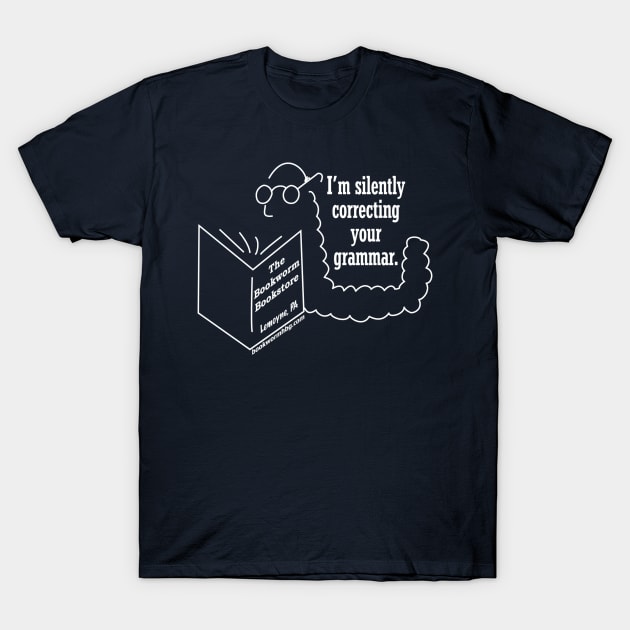 The Bookworm: Silently Correcting your Grammar T-Shirt by MarcusCreative